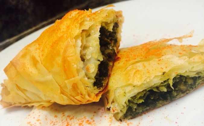 Chickpea Spanakopitas